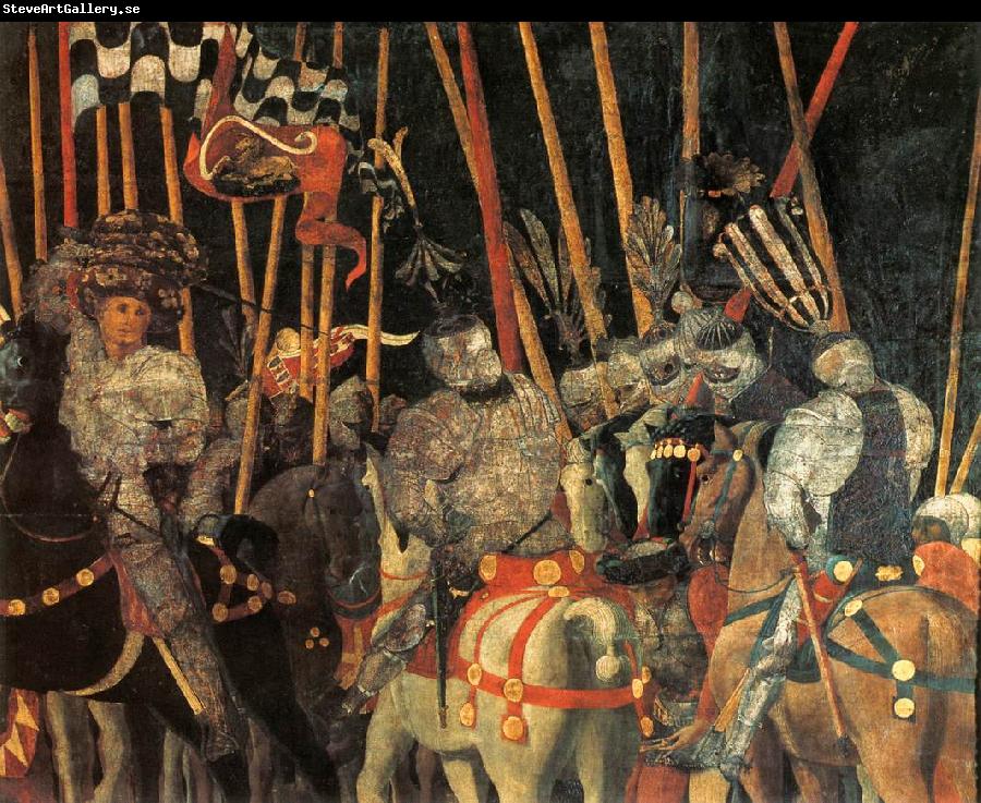 UCCELLO, Paolo Micheletto da Cotignola Engages in Battle (detail) et